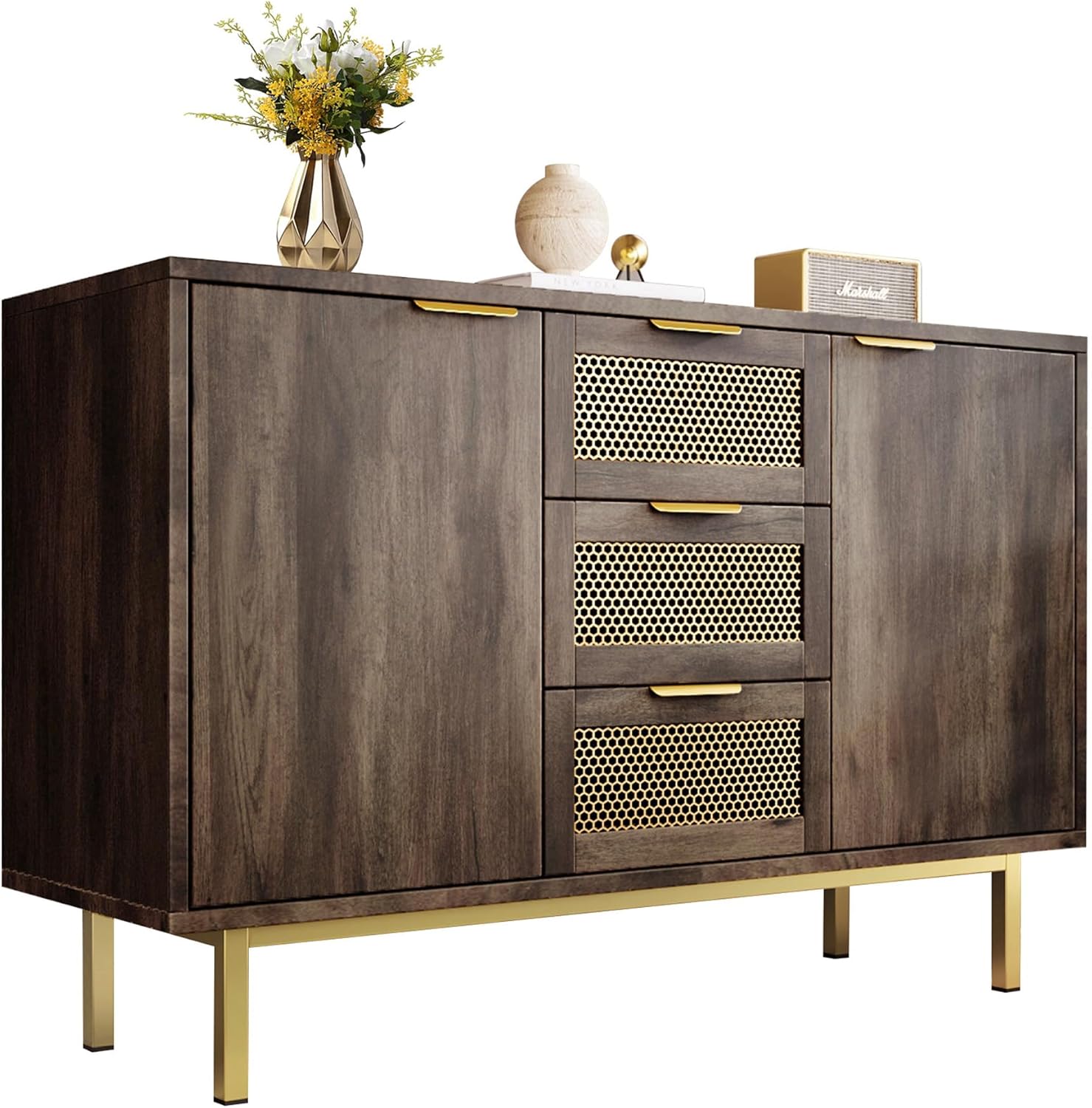 Dark Wood Hopp Sideboard