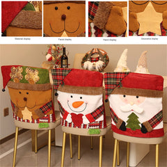 Set of 3 Christmas Chair Covers