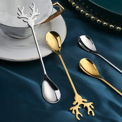 4pcs Reindeer Spoon Set