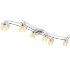 Curving 6 Bulb Ceiling Lamp