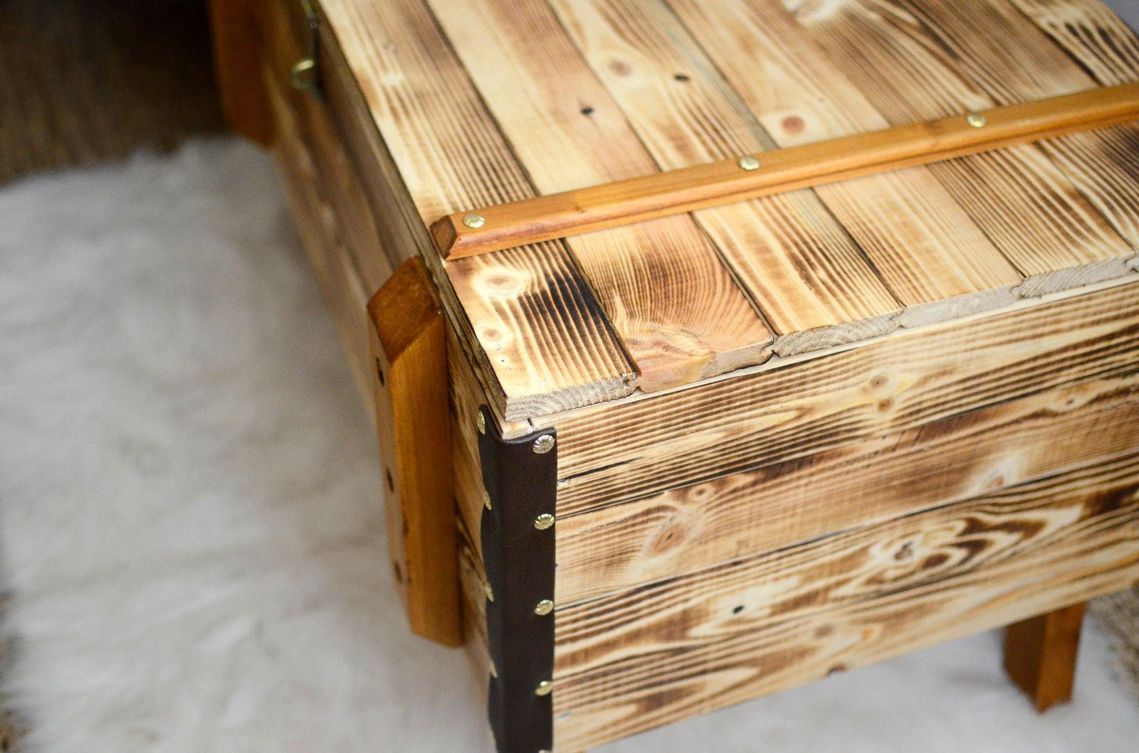 Wooden Chest Coffee Table