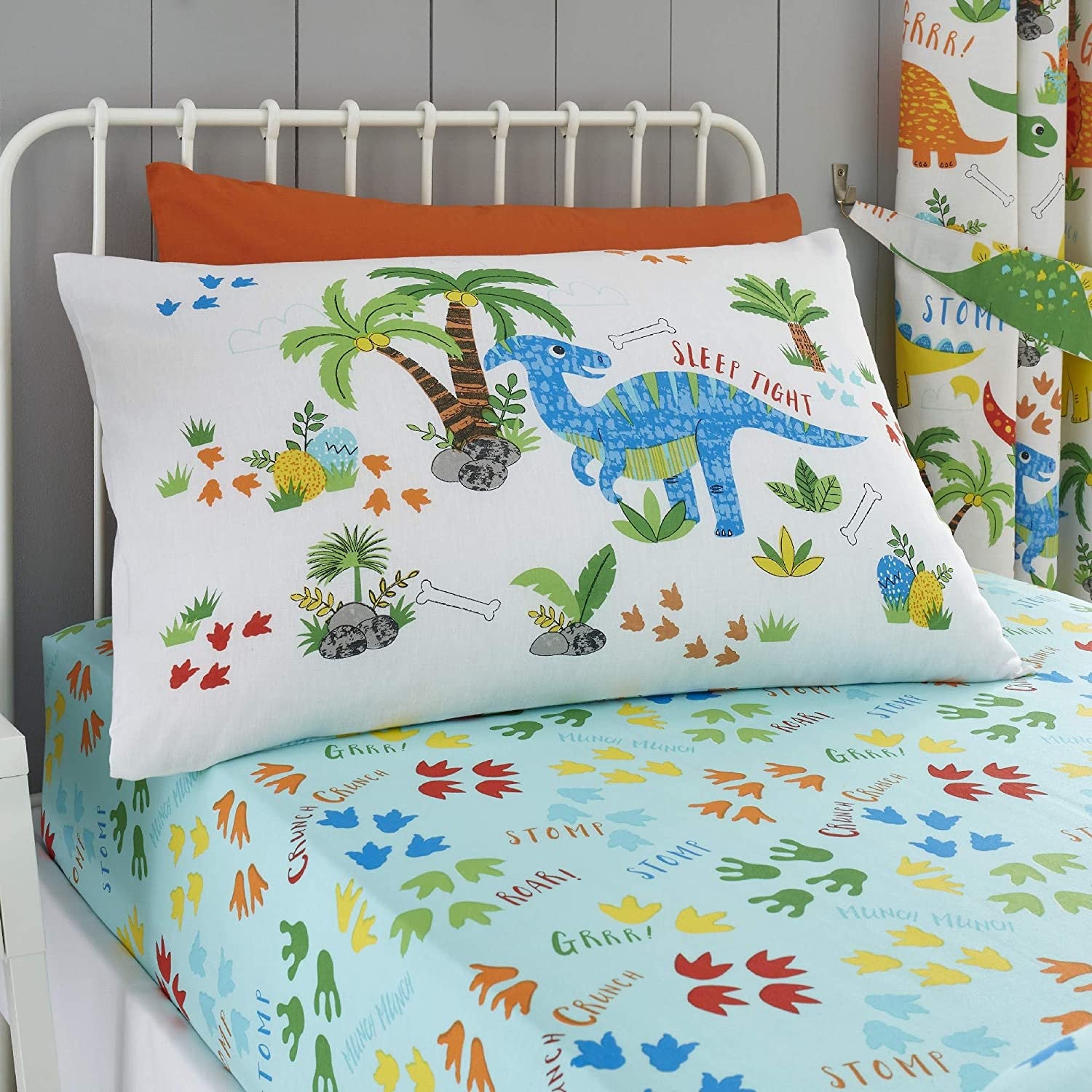 Reversible Dinosaur Duvet Set