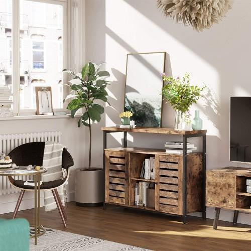 Rustic Brown Floor Standing Cabinet