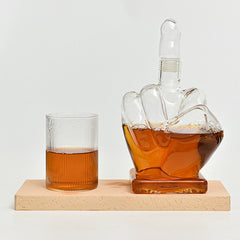 Middle Finger Whisky Decanter