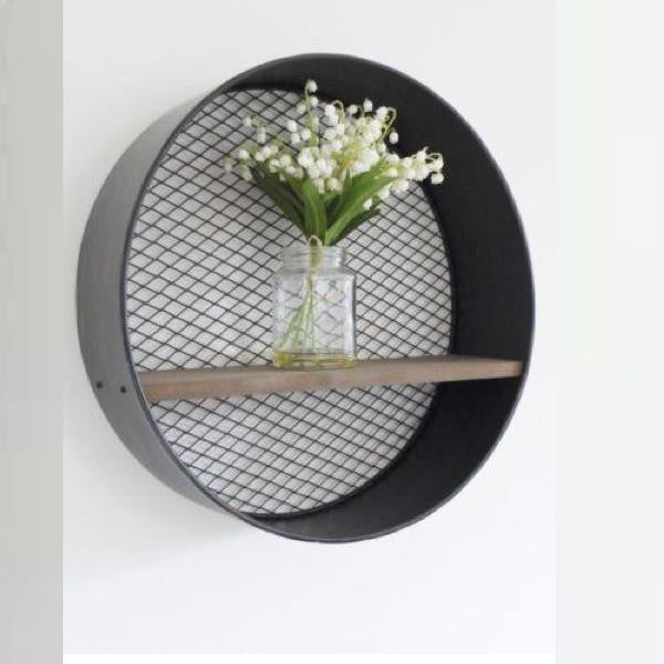 Circular Industrial Mesh Shelf