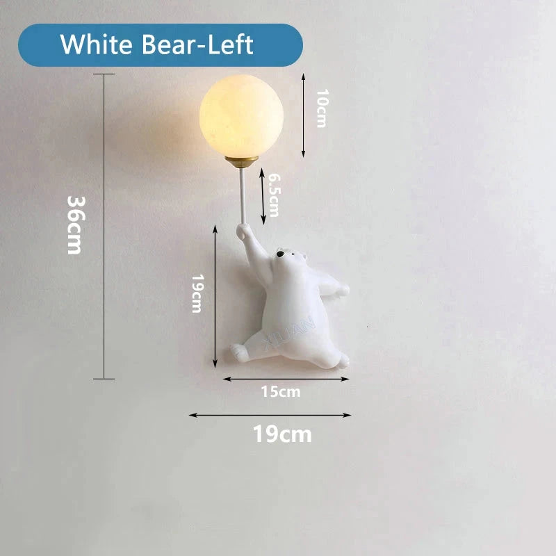 Teddy Bear Wall Lamp