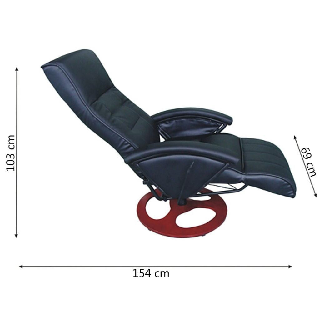 Black Electric Leather Massage Chair