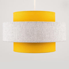 2 Tier Fabric Light Shade