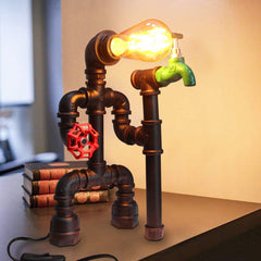 Iron Robot Table Lamp