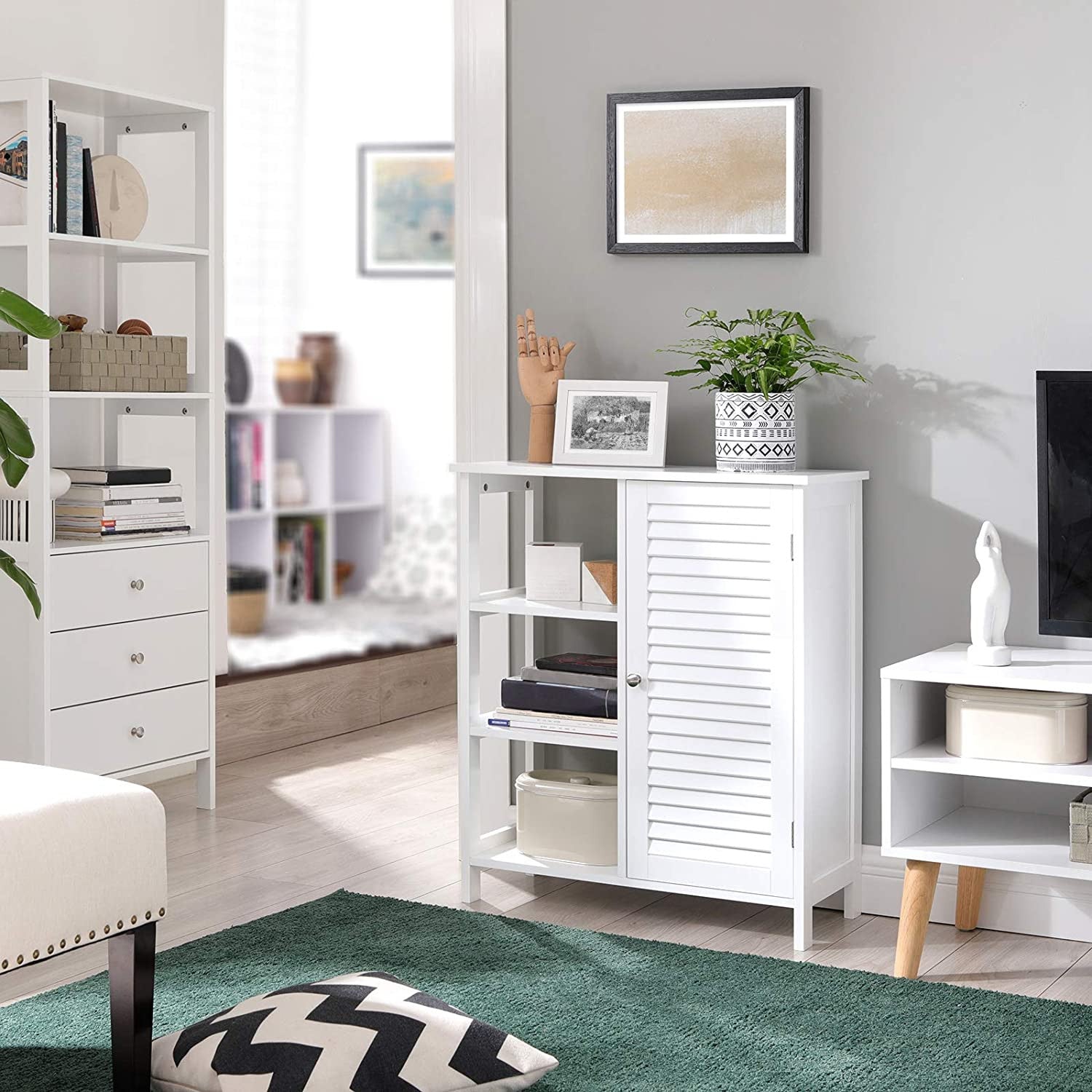 Blanco Storage Cabinet