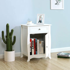 White Oxford Wooden Side Table