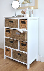 White Storage Chest of Drawers