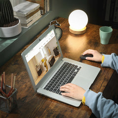 Rustic L-Shaped Corner Desk