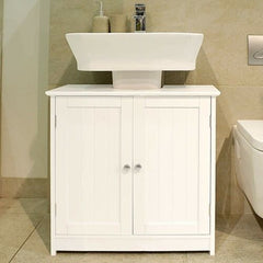 White Bathroom Sink Cabinet