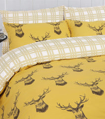 100% Cotton Stag Reversible Duvet Set