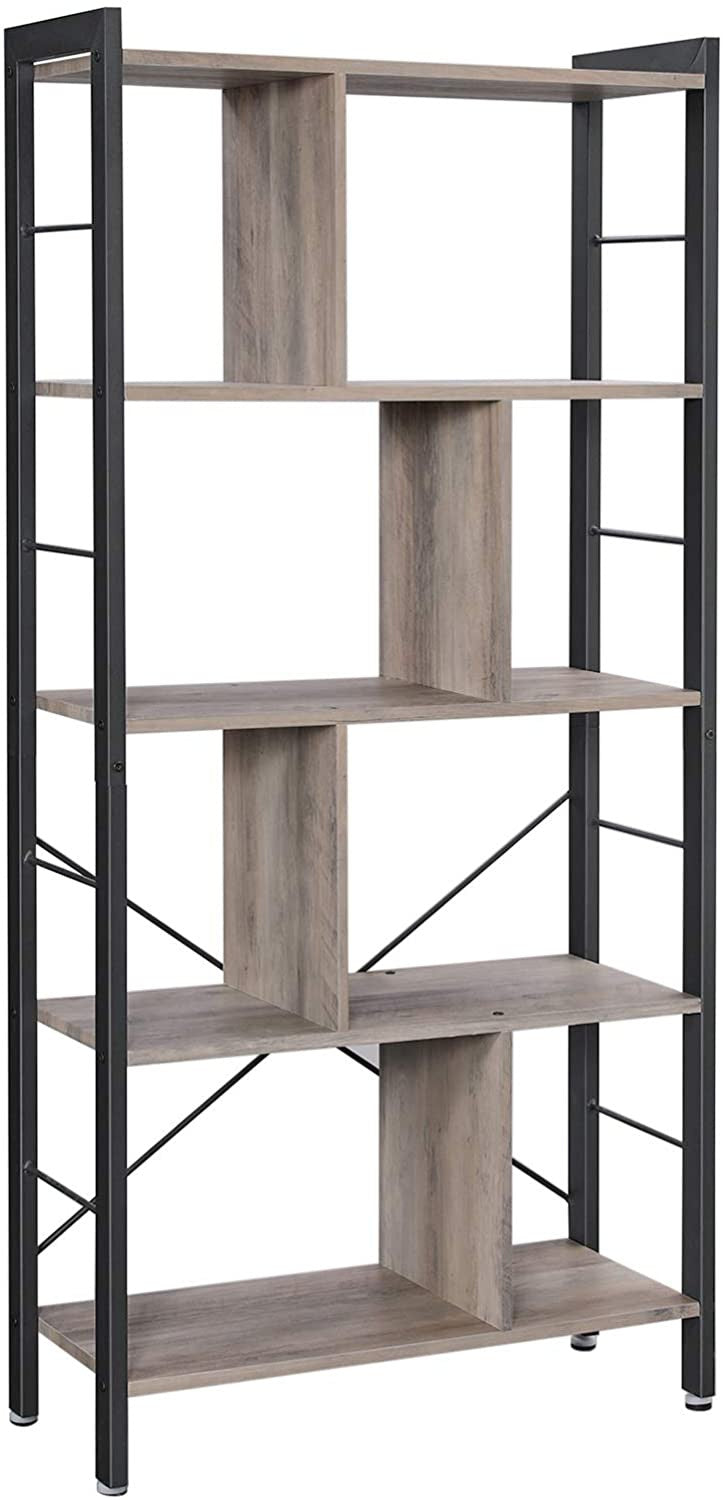 Industrial Greige Bookcase