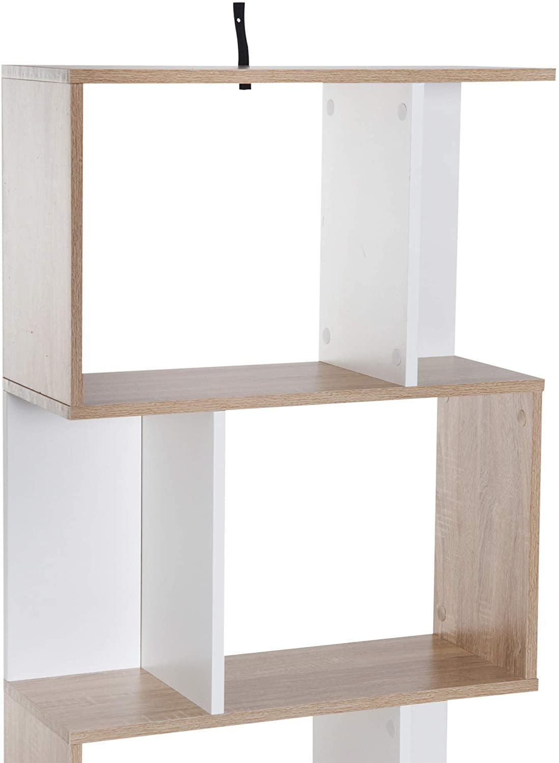 Scandi Shelving Bookcase Unit Divider S Shape