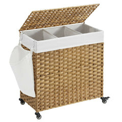 Handwoven Rattan Laundry Basket