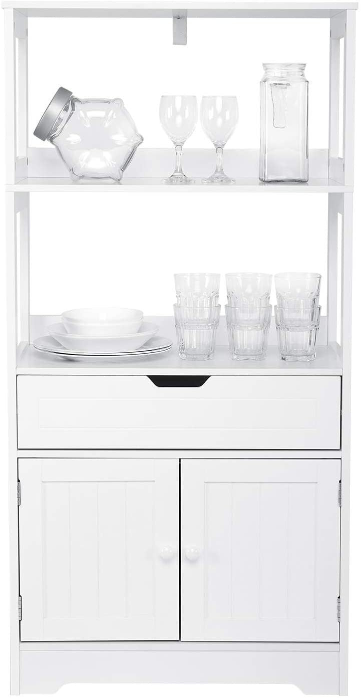 White Bathroom Storage Cabinet