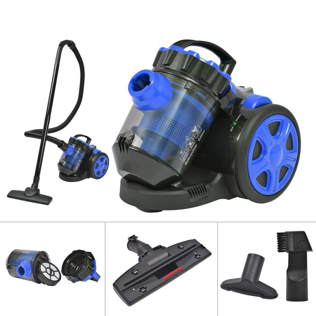 Blue Bagless Multi-Cyclone Vacuum Cleaner