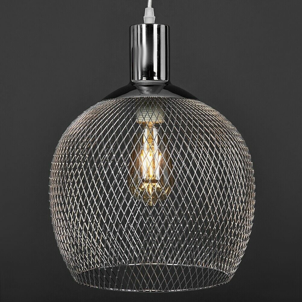 Industrial Mesh Light Pendant