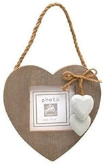 Shabby Chic Set of 3 Heart Frames