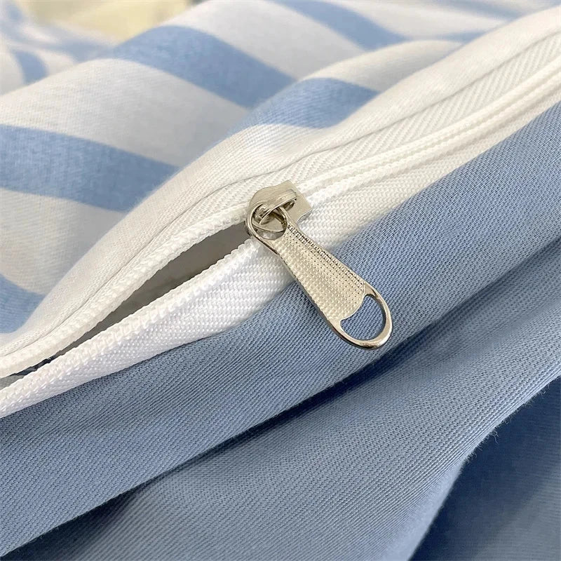 Blue Stripe Duvet Set