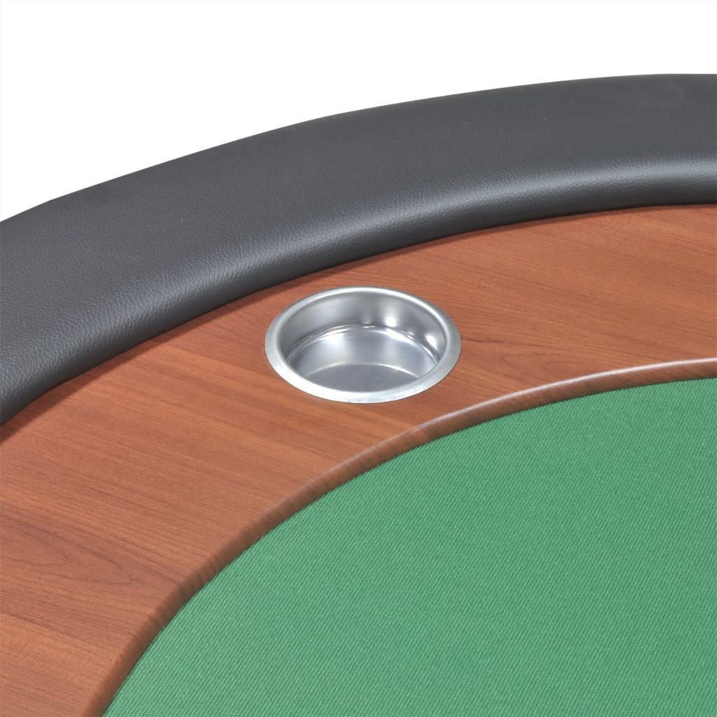 10-Player Poker Table with Dealer Area & Chip Tray