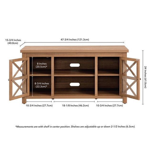 Quadel Cross TV Stand (TVs up to 55")