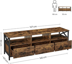 Rustic Cross TV Unit