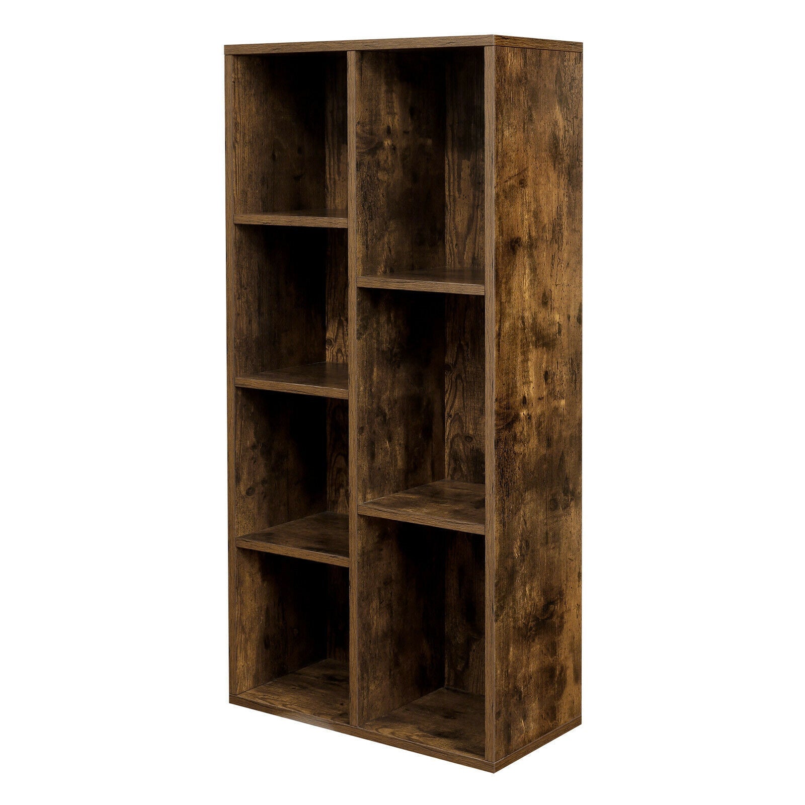 Rustic Industrial 7-Compartment Storage Unit