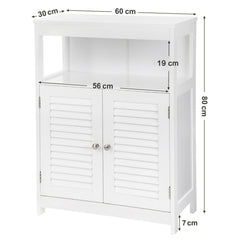 Double Shutter Bathroom Cabinet