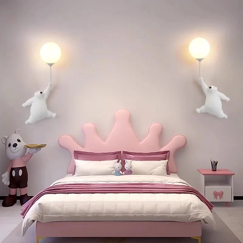 Teddy Bear Wall Lamp