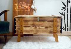 Wooden Chest Coffee Table