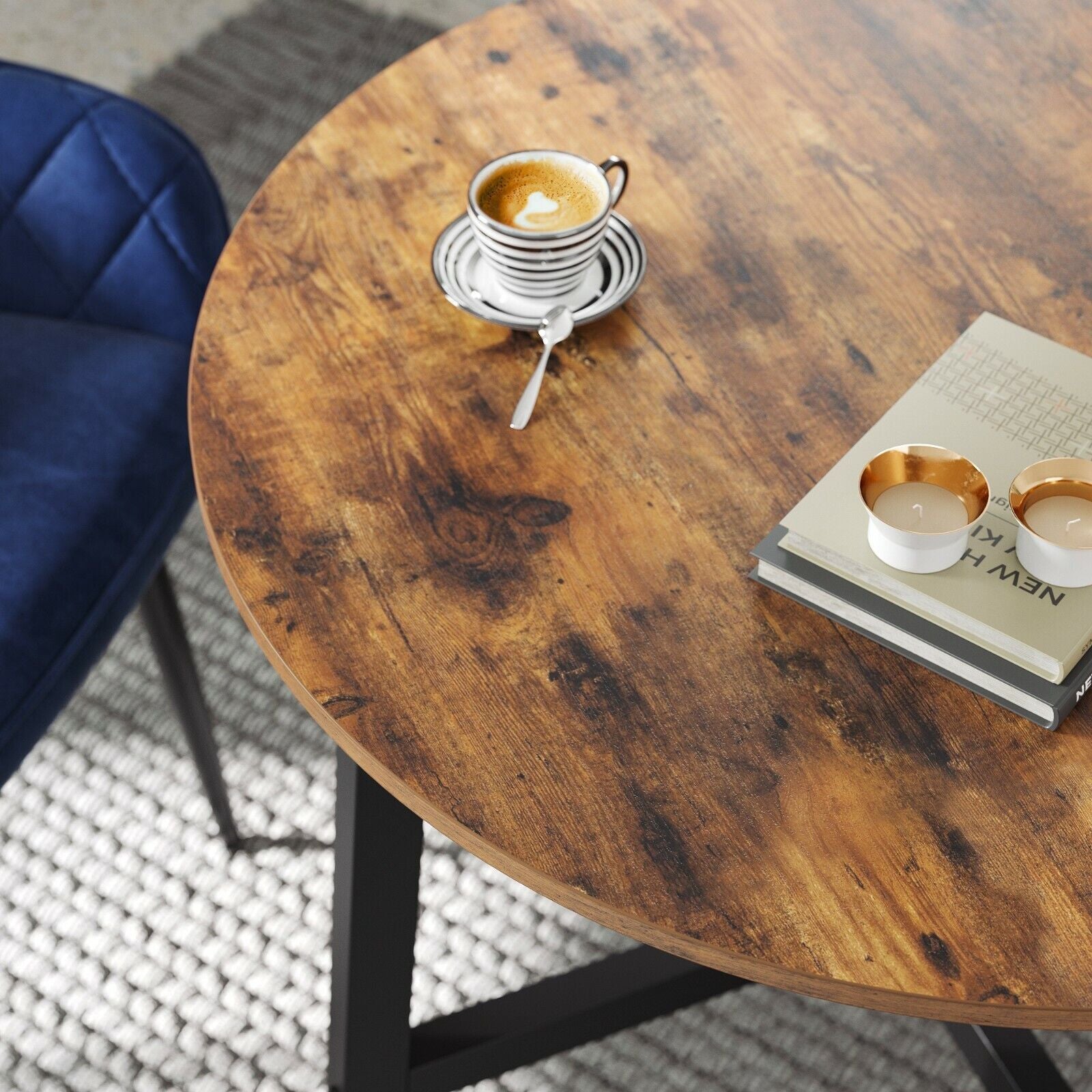 Rustic Rounded Dining Table