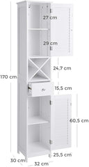 Blanco Slim Double Door Cabinet