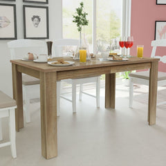 Oak Dining Table - 140 x 80 x 75 cm