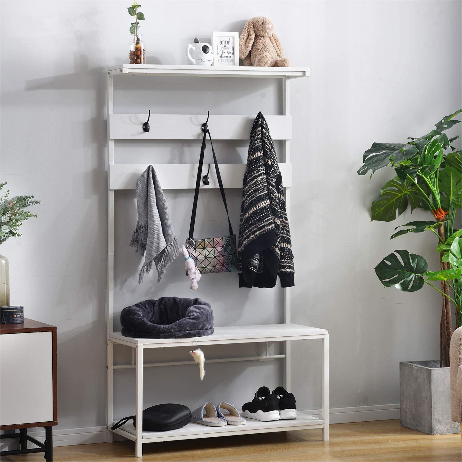 Free Standing Coat & Shoe Rack