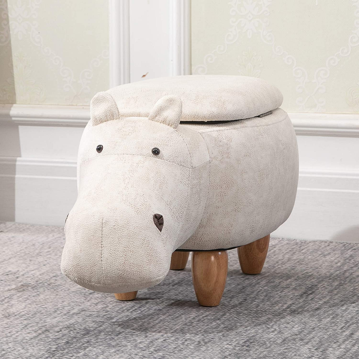 The Hippo Storage Footstool