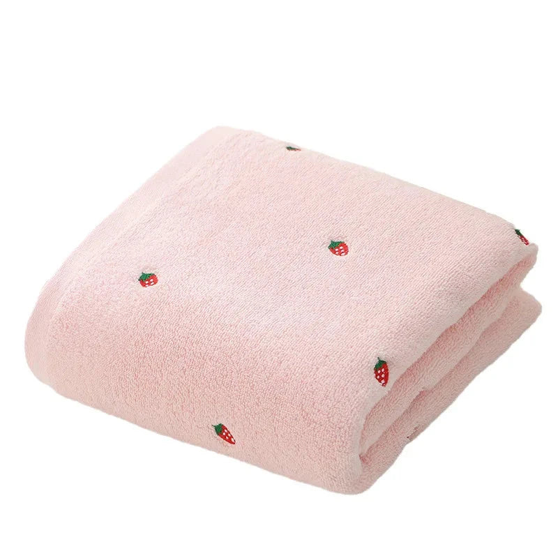 Strawberry Bath Towels