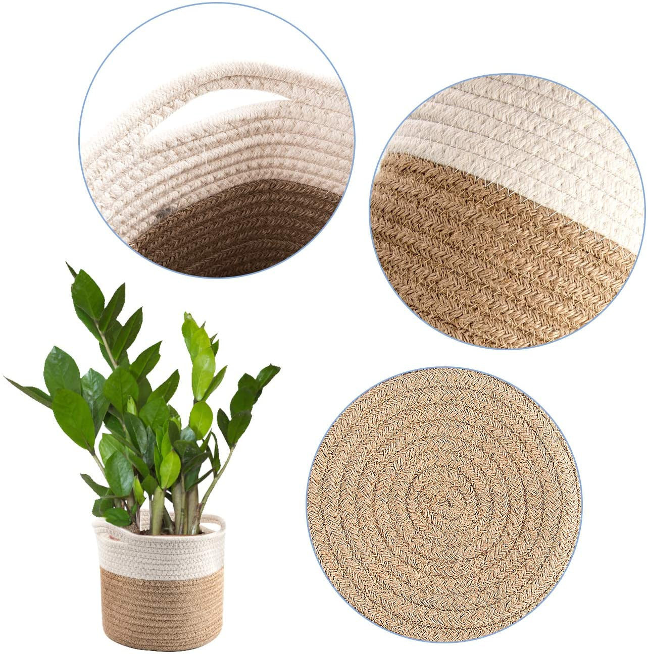 Cotton Rope Plant Basket