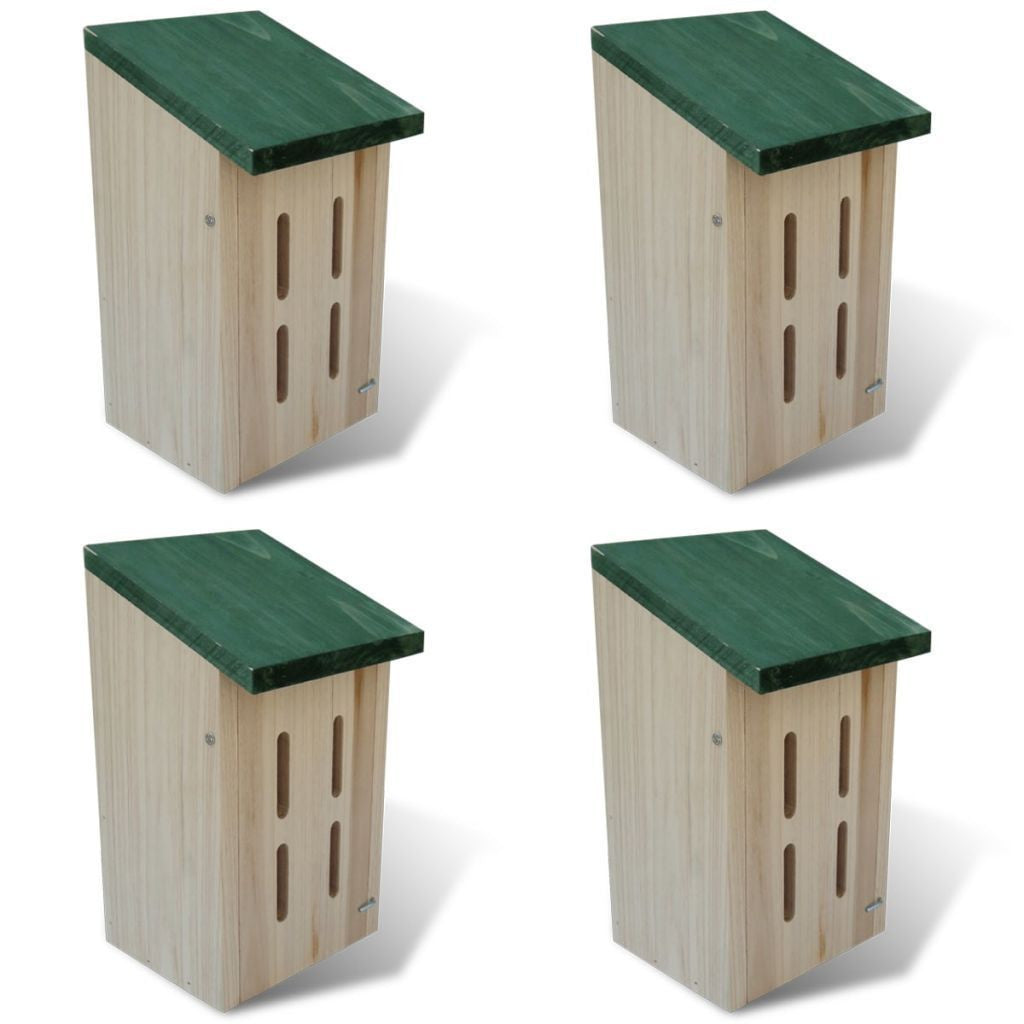 Set of 4 Butterfly Houses - 14 x 15 x 22 cm