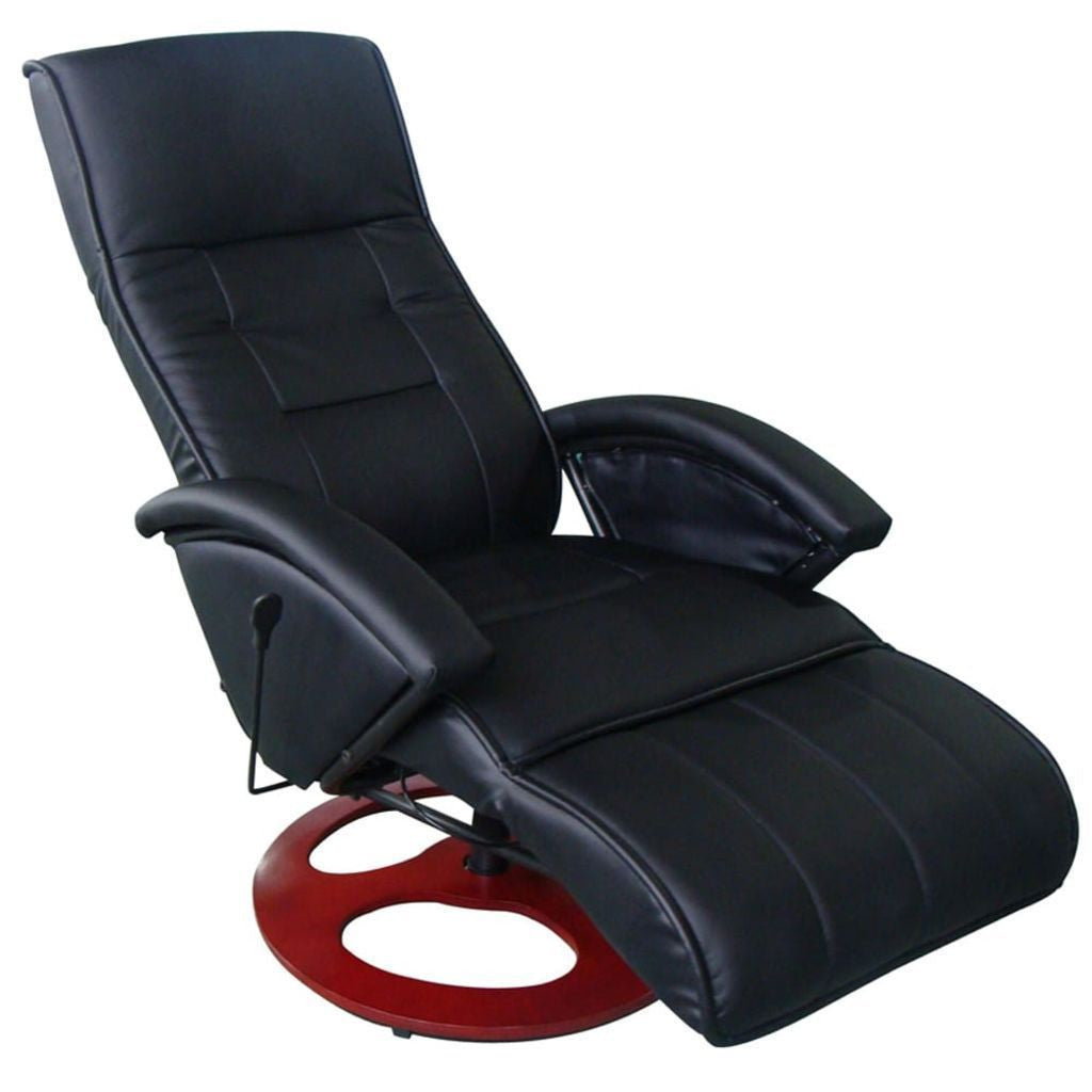 Black Electric Leather Massage Chair