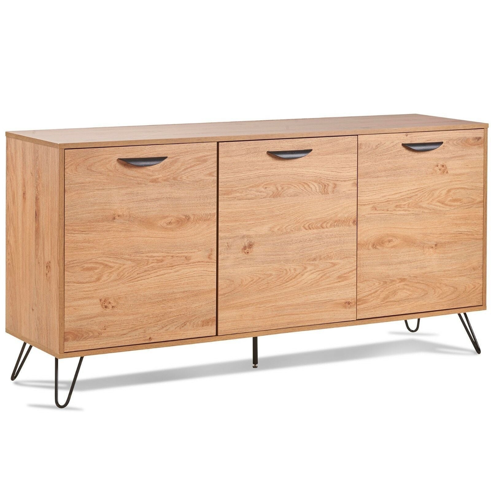 Large 3 Door Oak Sideboard