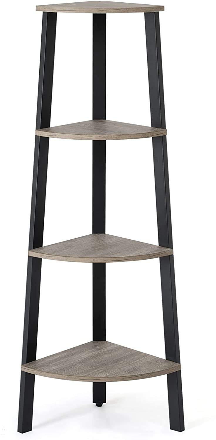 Rustic Industrial 4 Tier Corner Unit