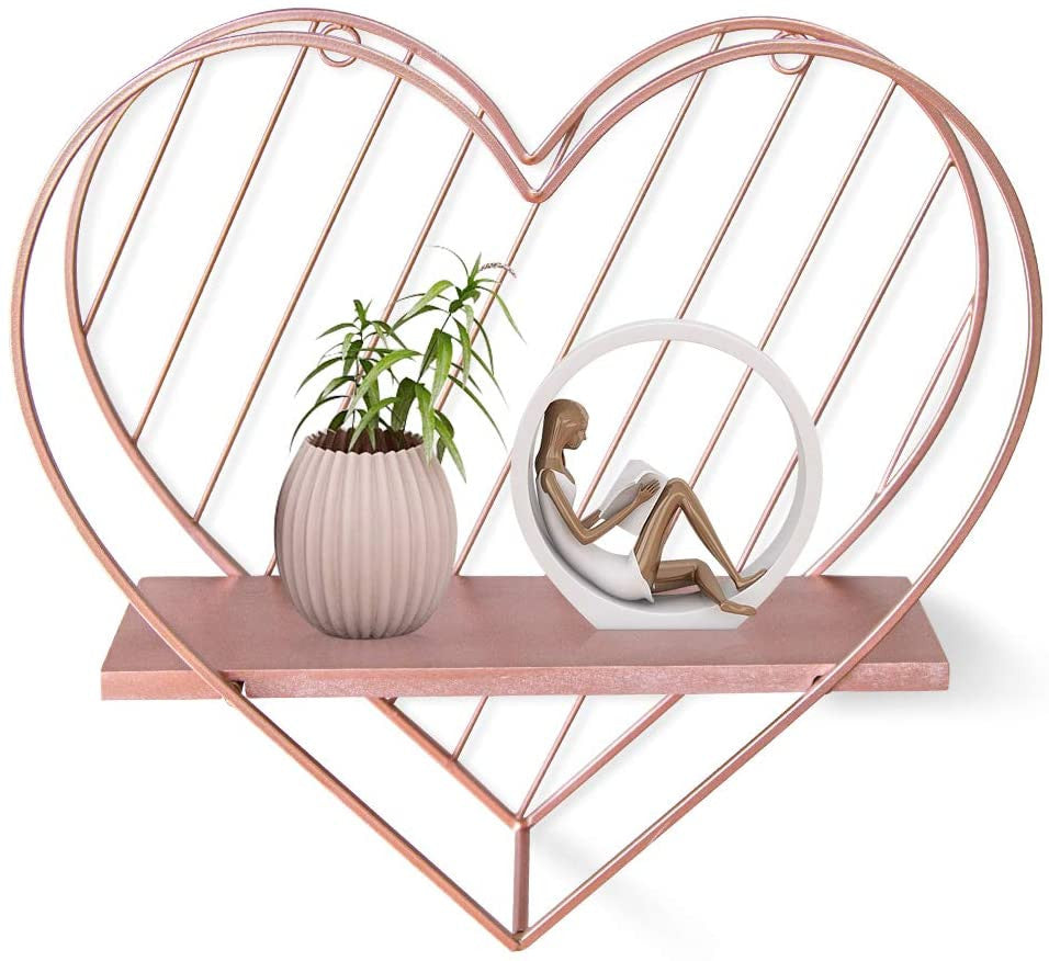 Heart Floating Shelves