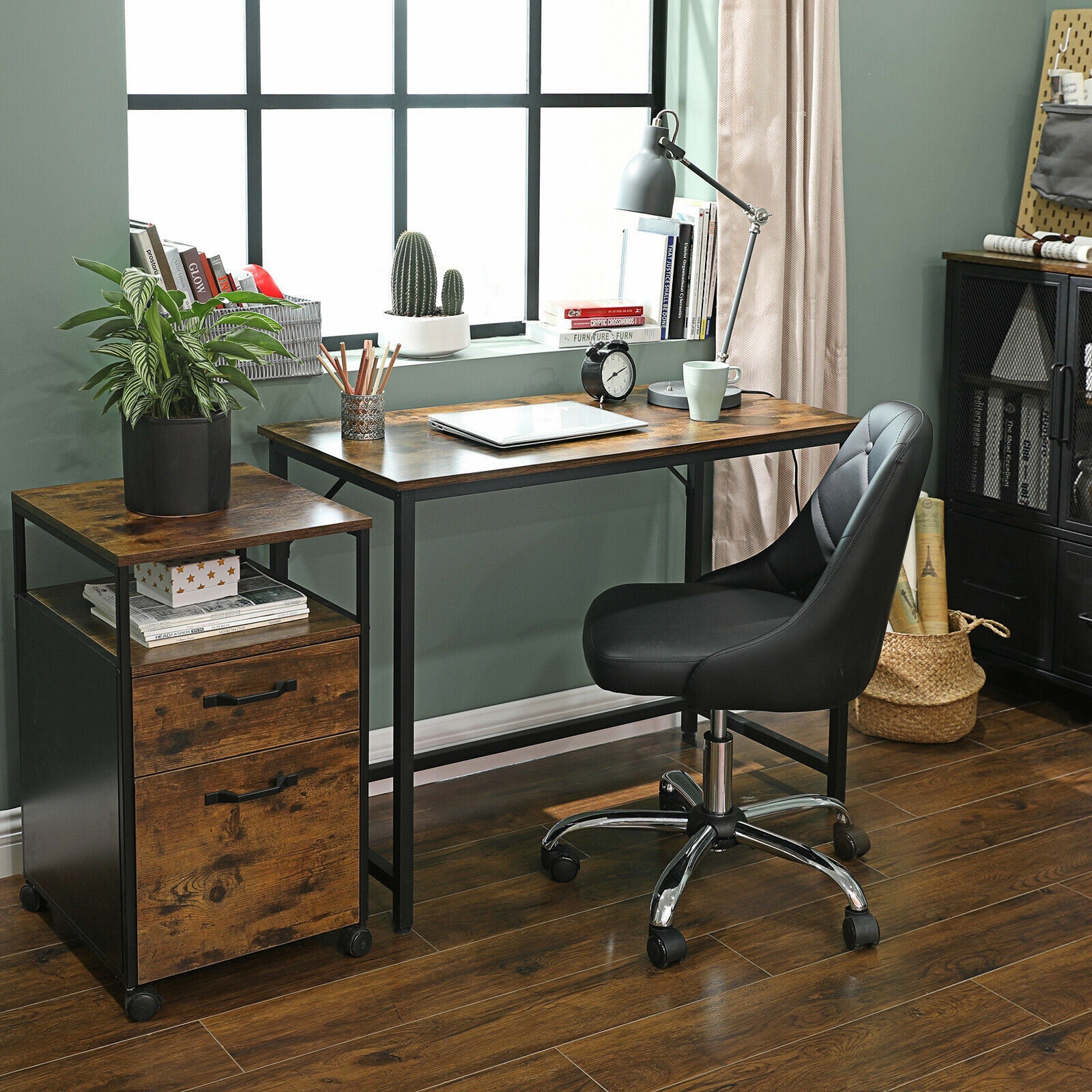 Industrial Rustic Office Desk