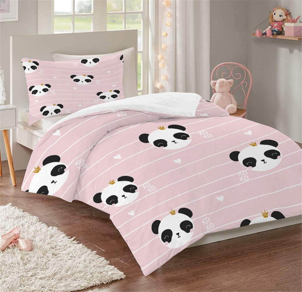 Princess Panda Duvet Set