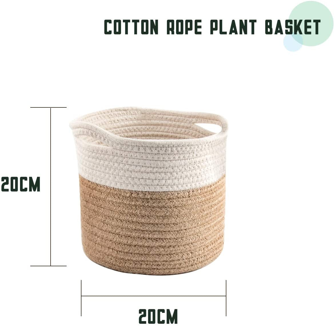 Cotton Rope Plant Basket