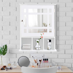 Mossaic Mirrored Wall Mounted Bathroom Cabinet